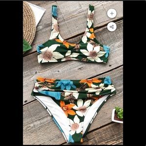 Two piece high waisted Cupshe bikini
